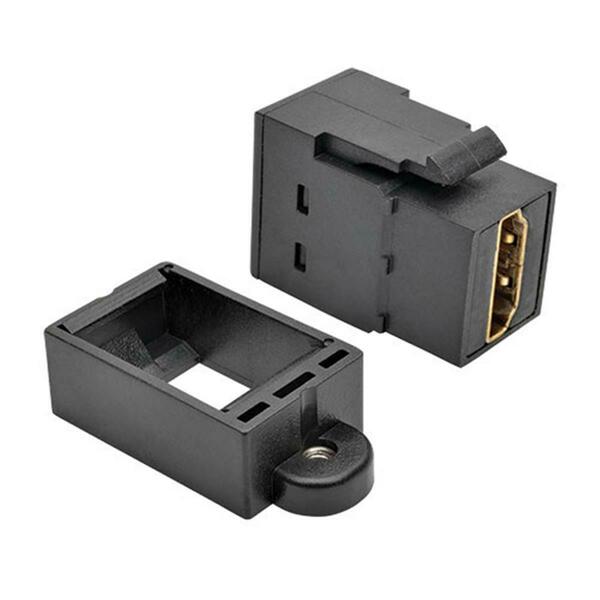 Doomsday HDMI All-in-One Keystone Panel Mount Coupler Female to Female, Black DO327408